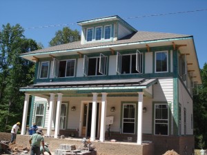 The Brock Built Green House Almost Complete