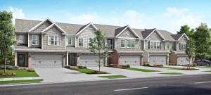 Townhomes exterior rendering